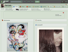 Tablet Screenshot of patriciag.deviantart.com