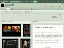 Tablet Screenshot of kataanger102.deviantart.com