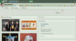 Desktop Screenshot of fernandepeace.deviantart.com