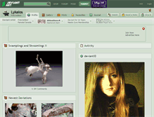 Tablet Screenshot of lykaios.deviantart.com