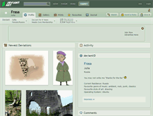 Tablet Screenshot of frasa.deviantart.com