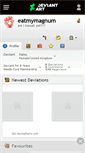 Mobile Screenshot of eatmymagnum.deviantart.com