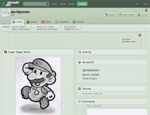 Tablet Screenshot of davidsomen.deviantart.com