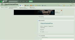 Desktop Screenshot of 13daystotheendoftime.deviantart.com