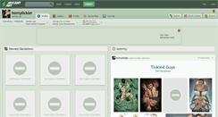 Desktop Screenshot of hornytickler.deviantart.com