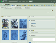 Tablet Screenshot of ookiineko.deviantart.com