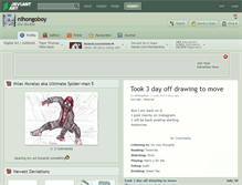 Tablet Screenshot of nihongoboy.deviantart.com