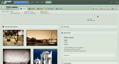Desktop Screenshot of holly-james.deviantart.com