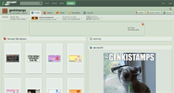 Desktop Screenshot of genkistamps.deviantart.com