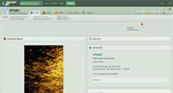Desktop Screenshot of infradel.deviantart.com