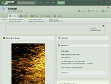 Tablet Screenshot of infradel.deviantart.com