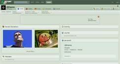 Desktop Screenshot of djthanoz.deviantart.com