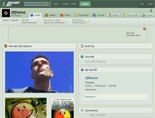 Tablet Screenshot of djthanoz.deviantart.com