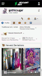 Mobile Screenshot of gothicsugar.deviantart.com