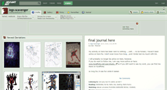 Desktop Screenshot of lego-scavenger.deviantart.com