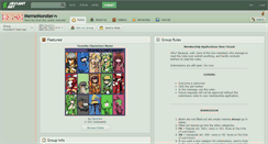 Desktop Screenshot of mememonster.deviantart.com
