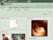 Tablet Screenshot of hyperspeed03.deviantart.com