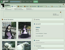 Tablet Screenshot of kelaino.deviantart.com