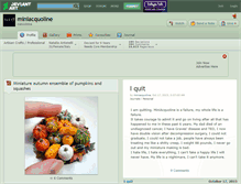 Tablet Screenshot of miniacquoline.deviantart.com
