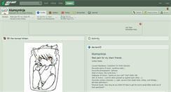 Desktop Screenshot of klumsyninja.deviantart.com