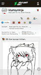 Mobile Screenshot of klumsyninja.deviantart.com