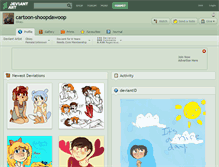 Tablet Screenshot of cartoon-shoopdawoop.deviantart.com