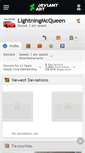 Mobile Screenshot of lightningmcqueen.deviantart.com