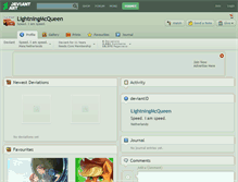 Tablet Screenshot of lightningmcqueen.deviantart.com