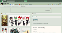 Desktop Screenshot of panda-kann.deviantart.com