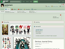 Tablet Screenshot of panda-kann.deviantart.com