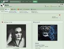 Tablet Screenshot of deona.deviantart.com