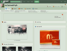 Tablet Screenshot of mo7ammad09-gfx.deviantart.com