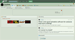 Desktop Screenshot of crowforge.deviantart.com