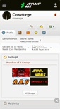 Mobile Screenshot of crowforge.deviantart.com