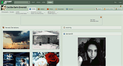 Desktop Screenshot of cecilia-dark-emerald.deviantart.com