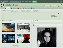 Tablet Screenshot of cecilia-dark-emerald.deviantart.com