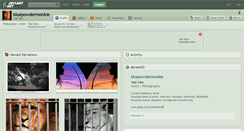 Desktop Screenshot of bluepowdermonkie.deviantart.com