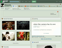 Tablet Screenshot of lllllooonte.deviantart.com