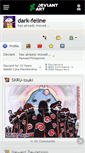 Mobile Screenshot of dark-feline.deviantart.com