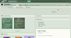 Desktop Screenshot of eve5redcat.deviantart.com