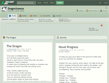 Tablet Screenshot of dragonsneeze.deviantart.com