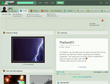 Tablet Screenshot of jfci.deviantart.com