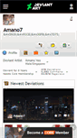 Mobile Screenshot of amano7.deviantart.com