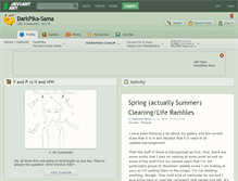Tablet Screenshot of darkpika-sama.deviantart.com