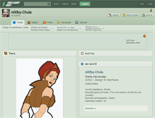 Tablet Screenshot of n00by-chula.deviantart.com