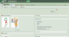Desktop Screenshot of mychonny.deviantart.com
