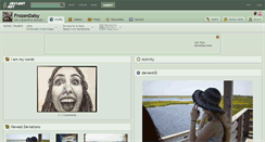 Desktop Screenshot of frozendaisy.deviantart.com