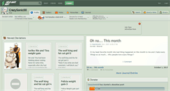Desktop Screenshot of crazysonic00.deviantart.com