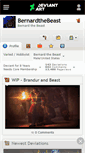 Mobile Screenshot of bernardthebeast.deviantart.com