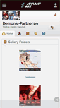 Mobile Screenshot of demonic-partners.deviantart.com